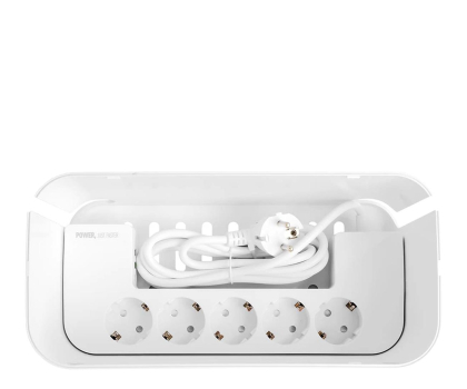 Listwa zasilająca Spacetronik Organizer BOX stacja ładowania z listwą 5xAC 3xUSB